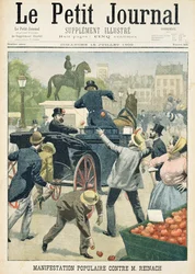 Protesta popolare contro Joseph Reinach (1856-1921) da 